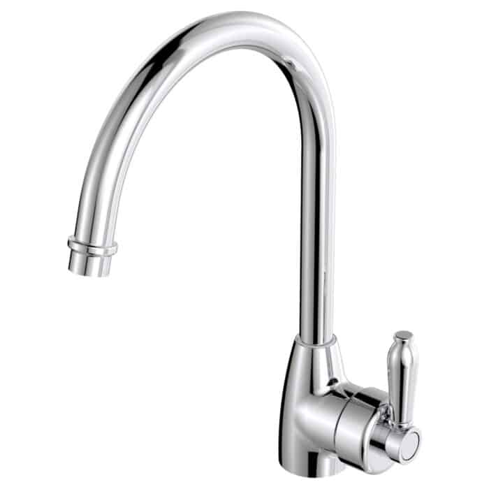 Eleanor Gooseneck Sink Mixer, 4 x Colour Options