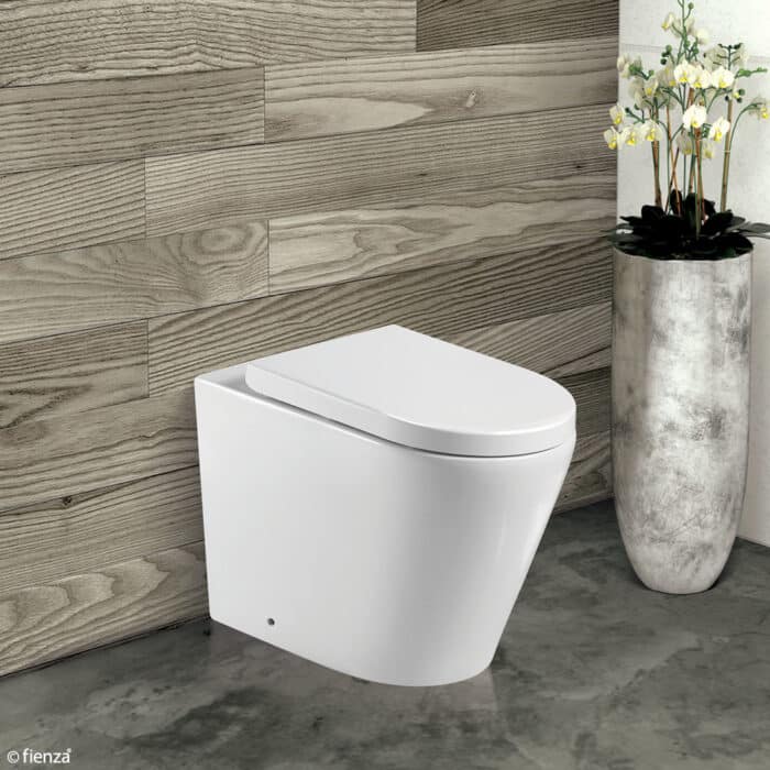 Isabella In wall Cistern Gloss White