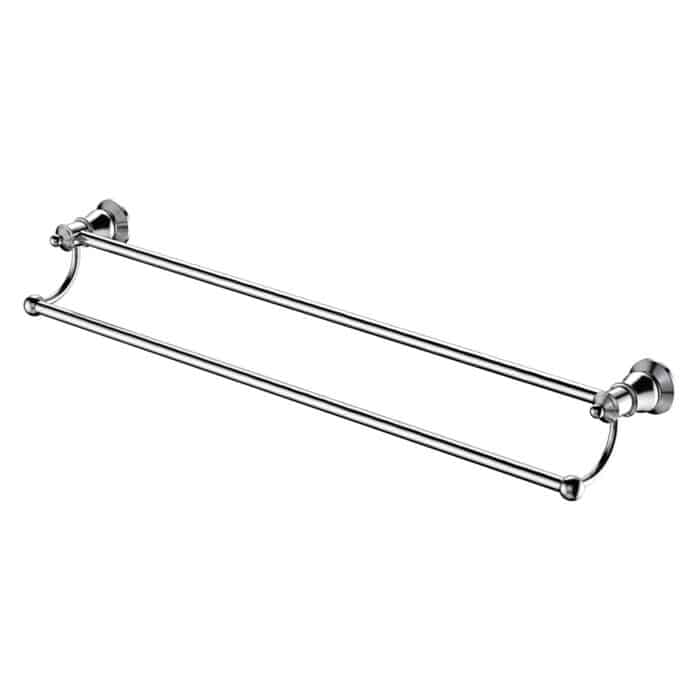 LILLIAN Double Towel Rail 800mm, 4 x Colour Options.