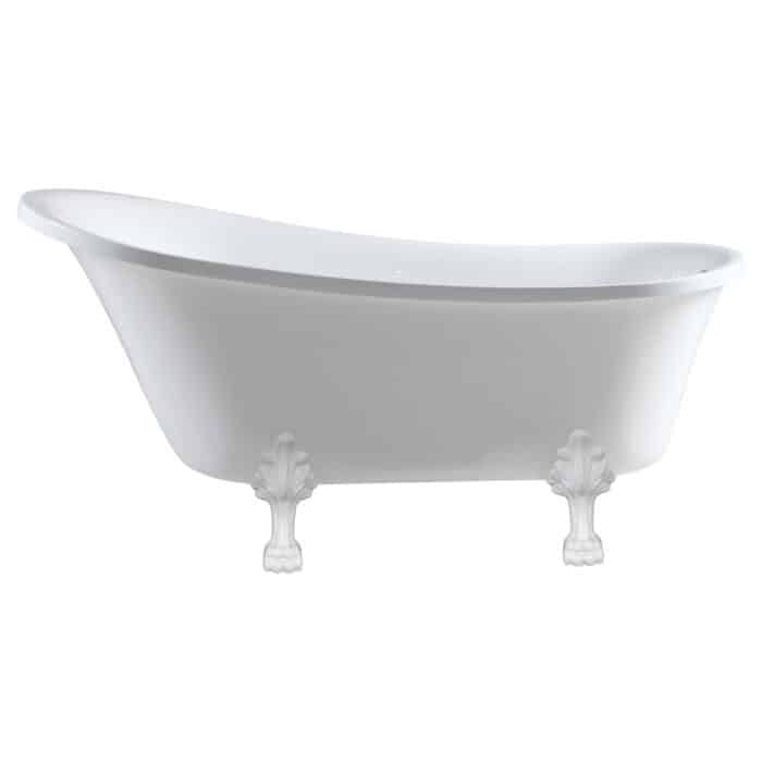 CLAWFOOT Bath 1500x750x780mm White Feet