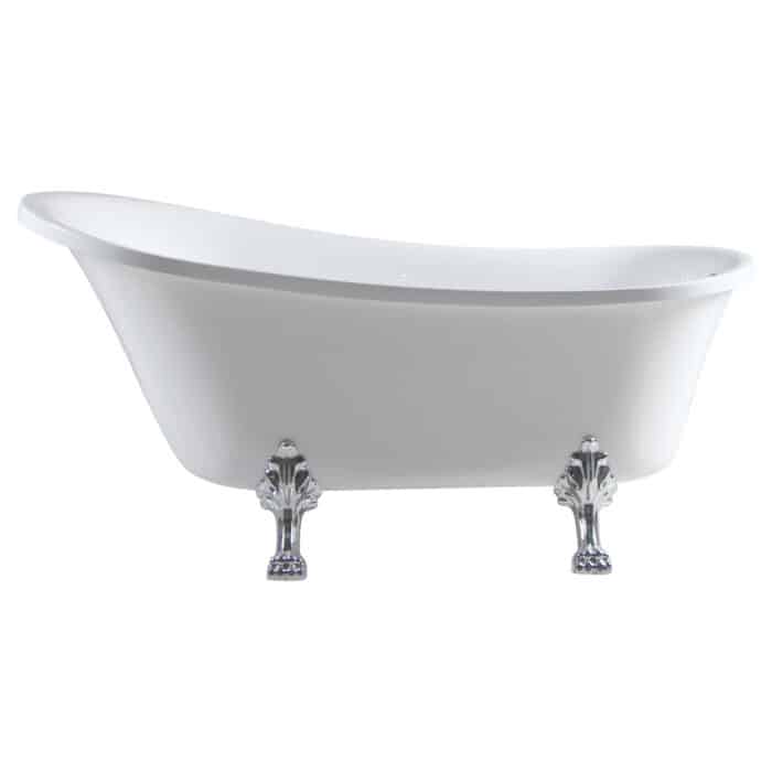 CLAWFOOT Bath 1500x750x780mm Chrome Feet