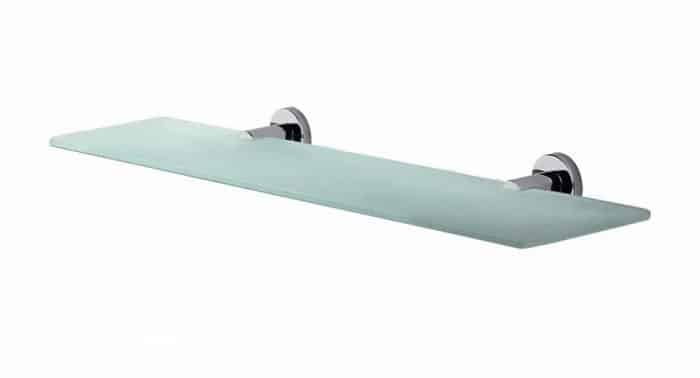 CHIA 450MM GLASS SHOWER SHELF, 4 x Colour Options