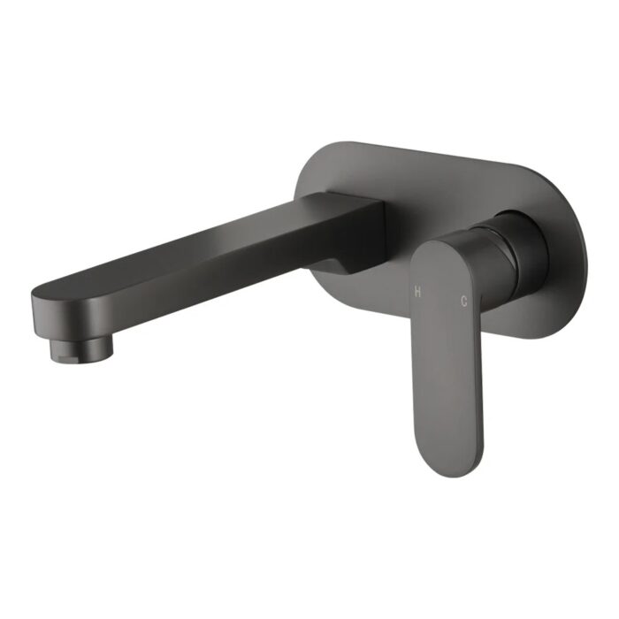 Saffron Wall Plate Mixer 180mm, 4 x Colour Options