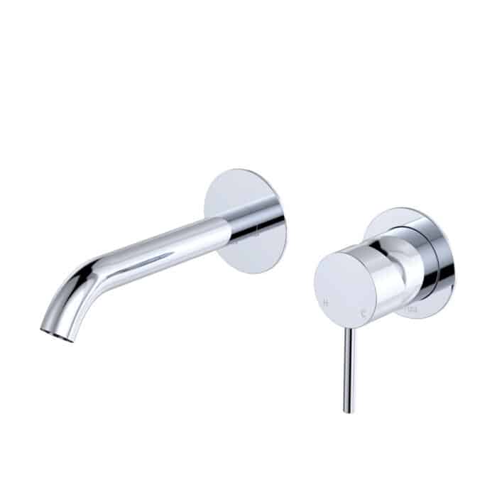 Kaya Basin/Bath Wall Mixer Set, 160mm Outlet. 6 x Colour Options