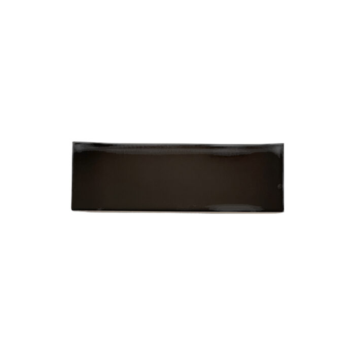 300x100 Subway Gloss Black Pressed Edge