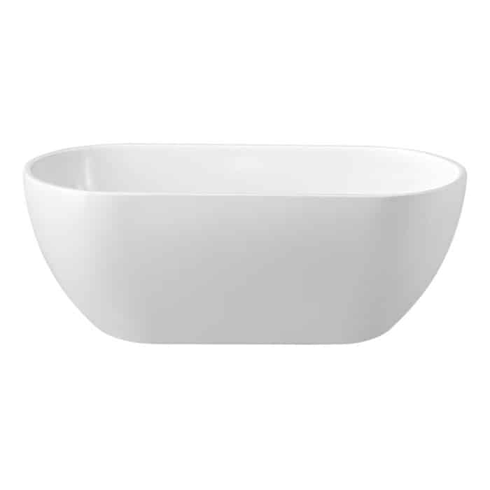 KOKO Matte White 1500 Freestanding Acrylic Bath 1500 x 720 x 580mm