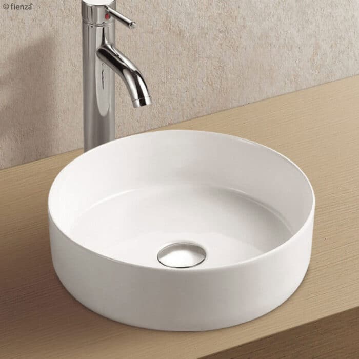 Fienza REBA Above Counter Basin Gloss White 360x360x120