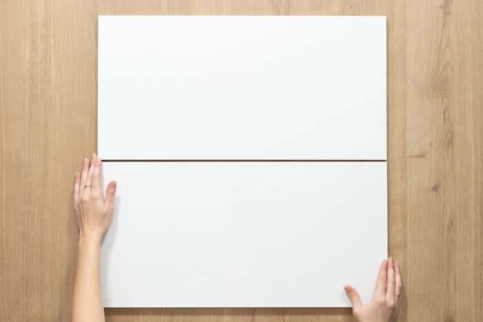 300x600 Gloss White Rectified Ceramic Wall Tiles