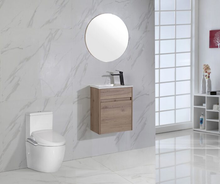 Pride Revit Wall Hung Cabinet 465 with Ceramic Top