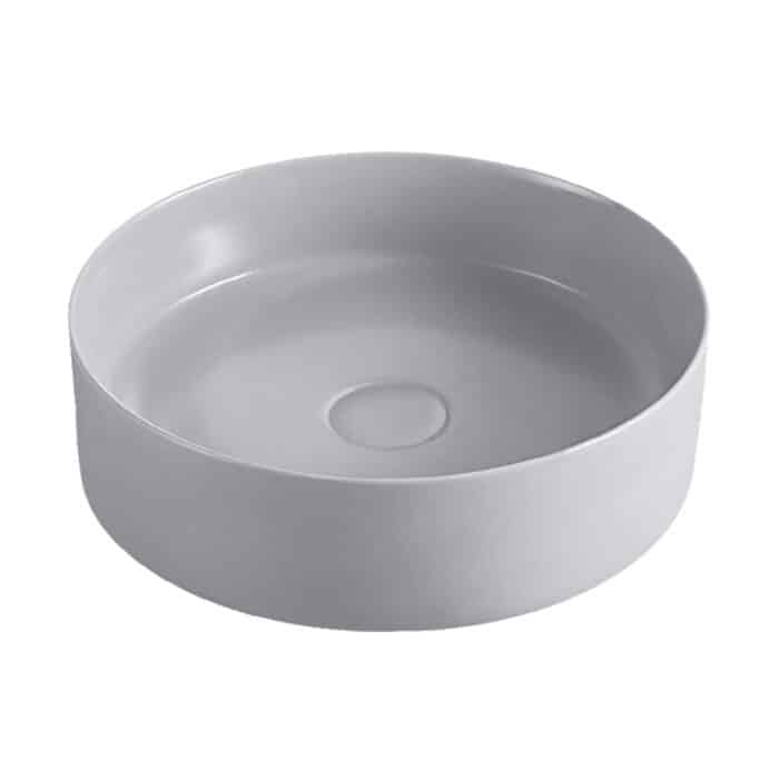 Fienza REBA Above Counter Basin Matte Light Grey 360x360x120