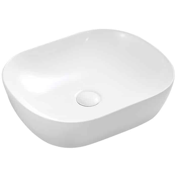 Fienza KOKO Matt White 465 Above Counter Basin 465 x 375 x 115