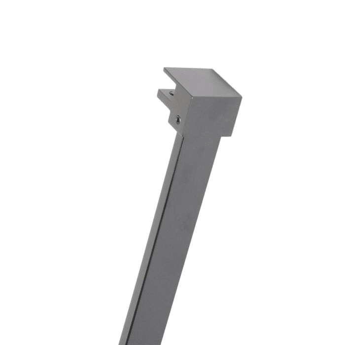 10mm Pure View Glass Panel Optional Bracing Arm, 7 x Colour Options