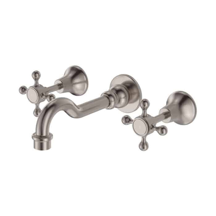 LILLIAN Shepherds Crook Basin/Bath Wall Set, 4 x Colour Options