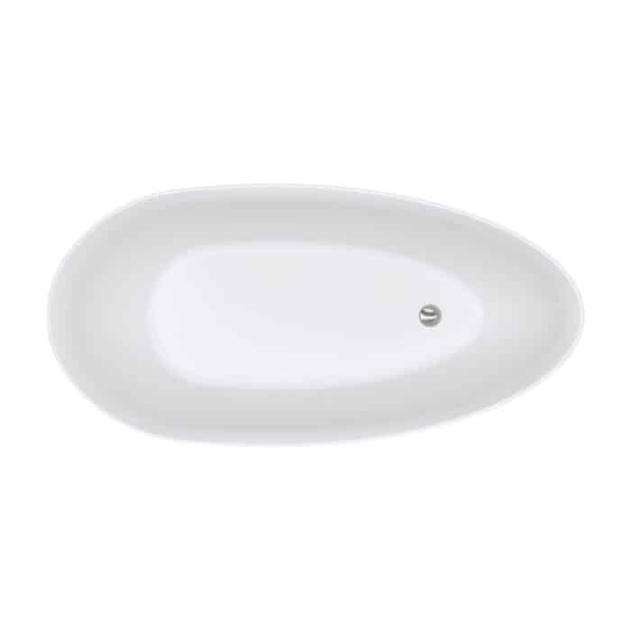DAYO 1500mm Acrylic Bath Gloss White 1500 x 720 x 620 mm
