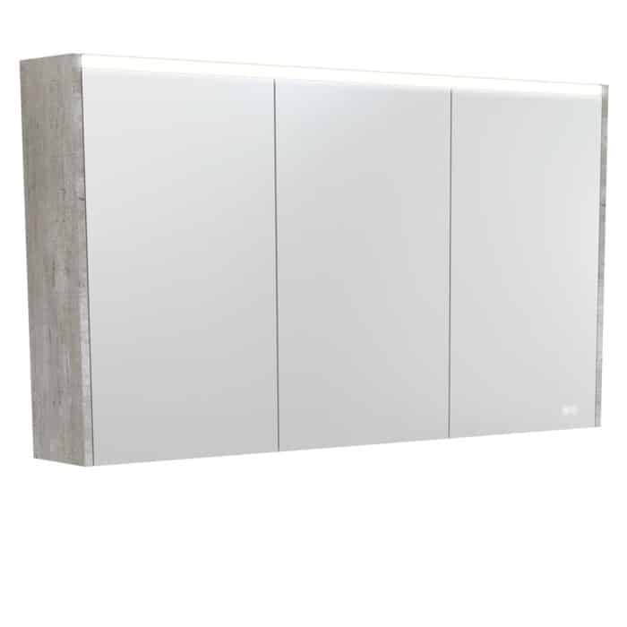 LED Mirror Cabinet, INDUSTRIAL Side Panels, 3 x Size Options