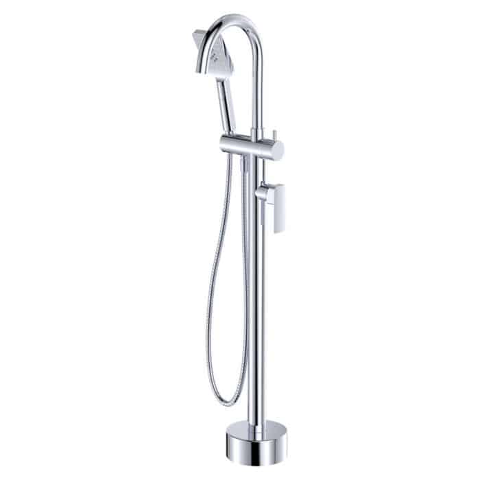 Tono Floor Mounted Bath Mixer With Hand Shower, 5 x Colour Options