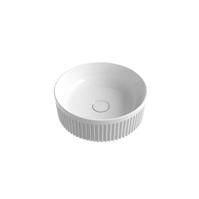 Pride Lilac Gloss White Above Counter Basin V Grove 360x360x120