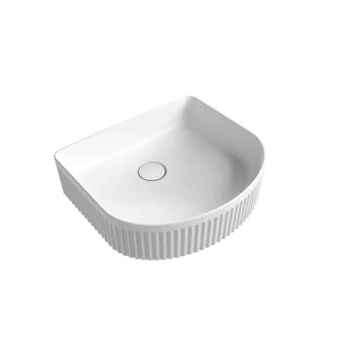 Pride Cyrus Matt White Above Counter Basin V Grove 415x365x120