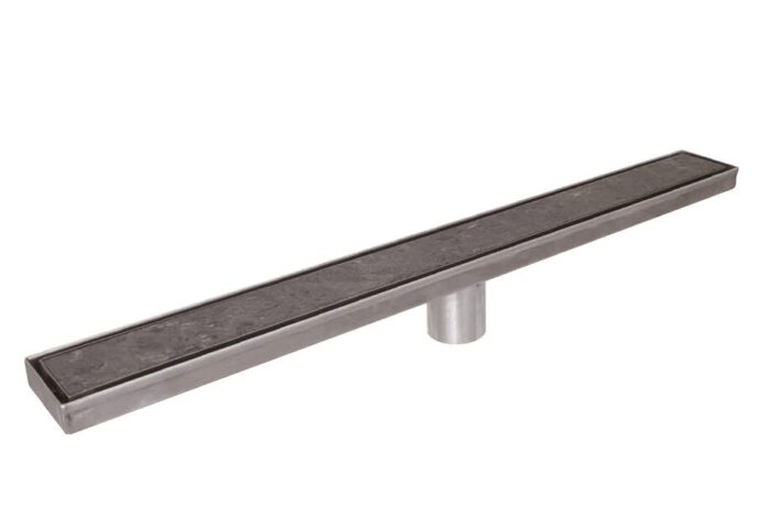 Stainless Steel 316 Tile Insert Channel 45mm Outlet