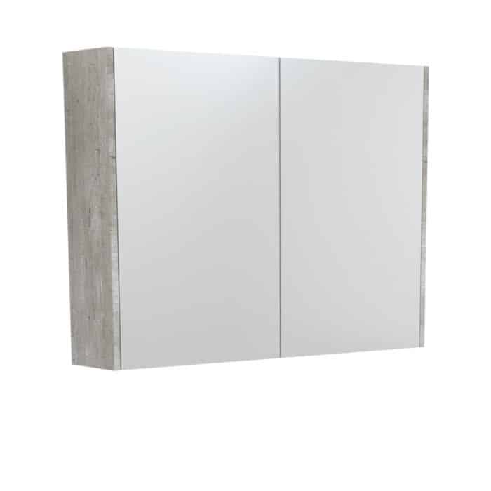 Mirror Cabinet with Industrial Side Panels, 5 x Size Options.