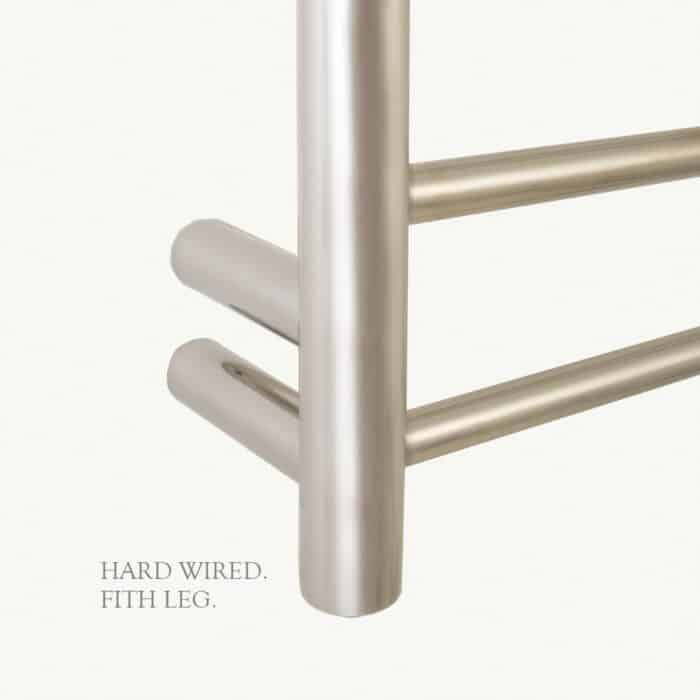 ROUND 750 x 550mm Heated Towel Ladder, 10 x Colour Options. - Image 3