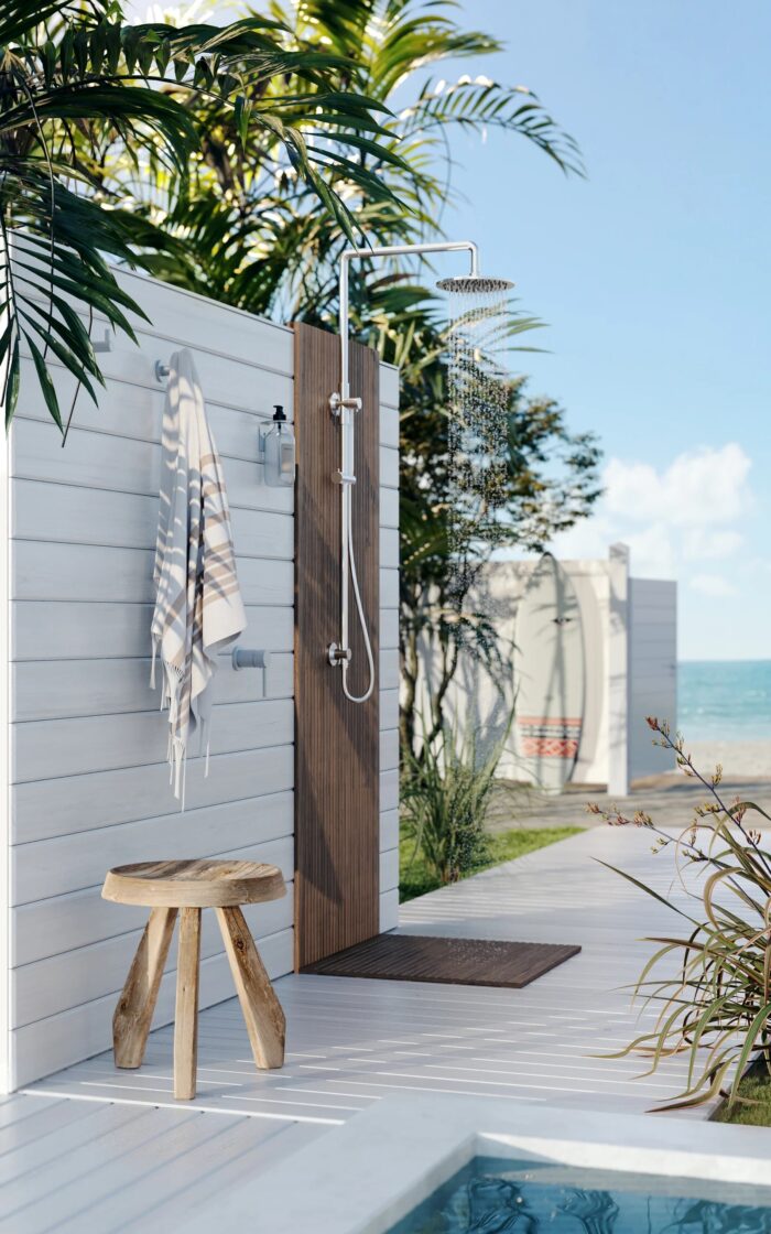OUTDOOR COMBINATION SHOWER RAIL - SS316 - Image 2