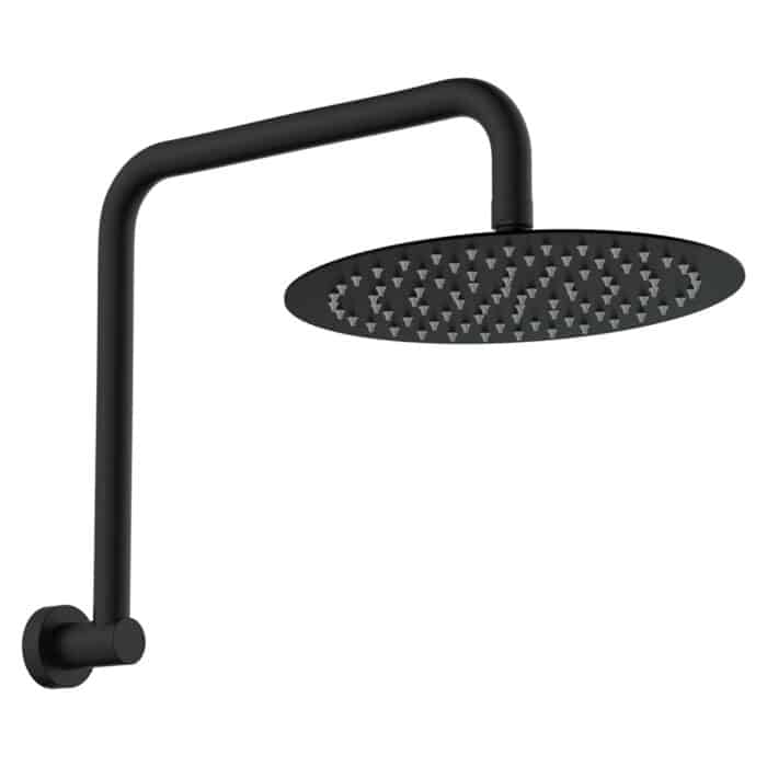 Kaya Gooseneck Shower Arm Set, 6 x Colour Options - Image 6