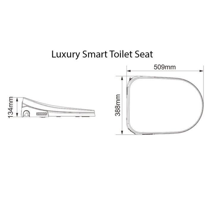Smart Toilet Seat, 2 x Options - Image 7