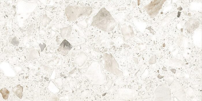 Terrazo Stone Marshmallow 300x600 Matt