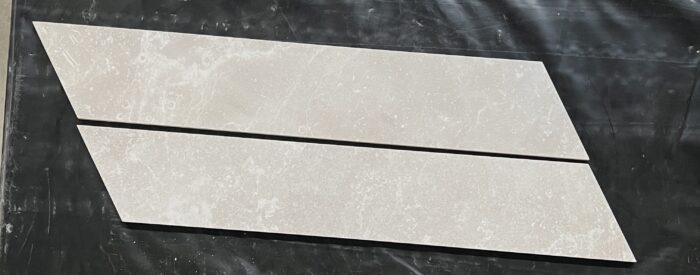 Unique Stone Silver Natural Chevron 530x100