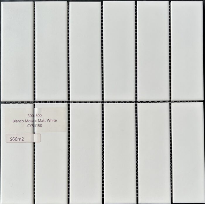 Blanco Mosaic 300x300 Matt white