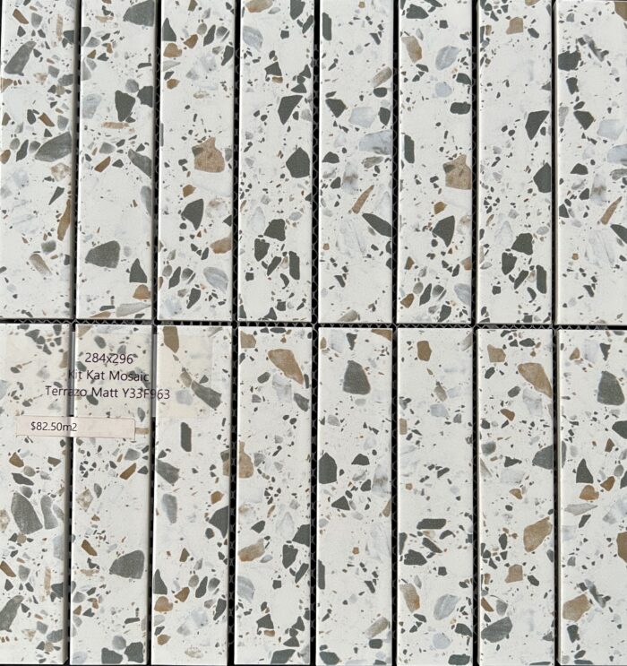 Kit Kat Mosaic Terrazo Dark Matt Y33F963 284x296