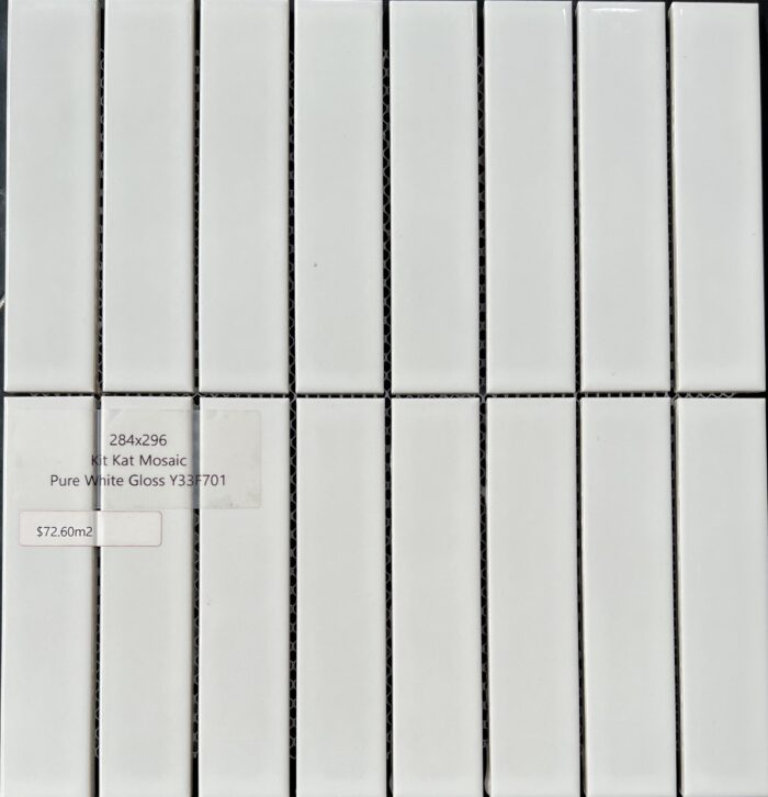 Kit Kat Mosaic Pure White Gloss Y33F701 284x296