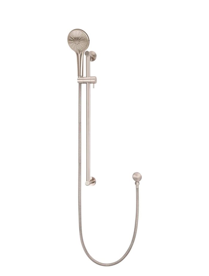 Meir Round Three Function Rail Shower, 7 x Colour Options
