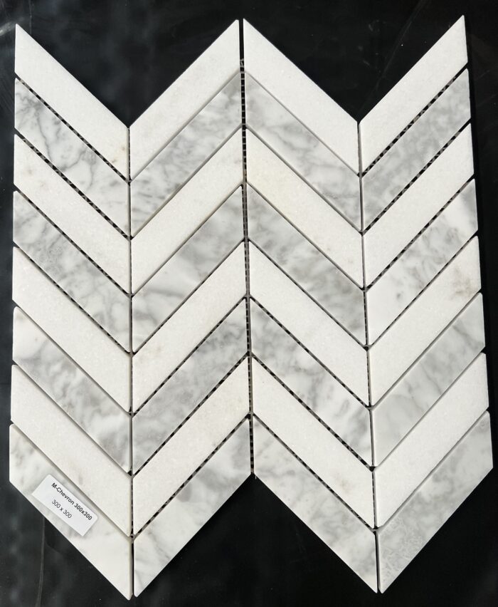 Marble Chevron Mosaic 300x300
