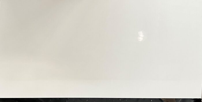 Super White Gloss Rectified Porcelain Floor, 2 x Size Options