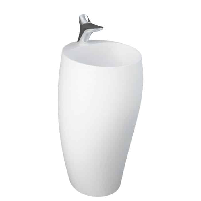 RAK Cloud Pedestal Basin, Matt White - Image 4
