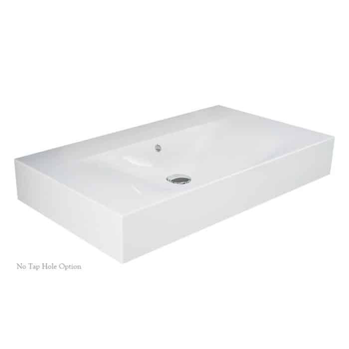 RAK Des 81 Wall Basin, 810x460, 2 x options - Image 3