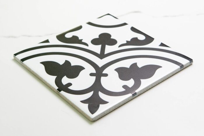 Heritage White Encaustic Look 200x200 - Image 3