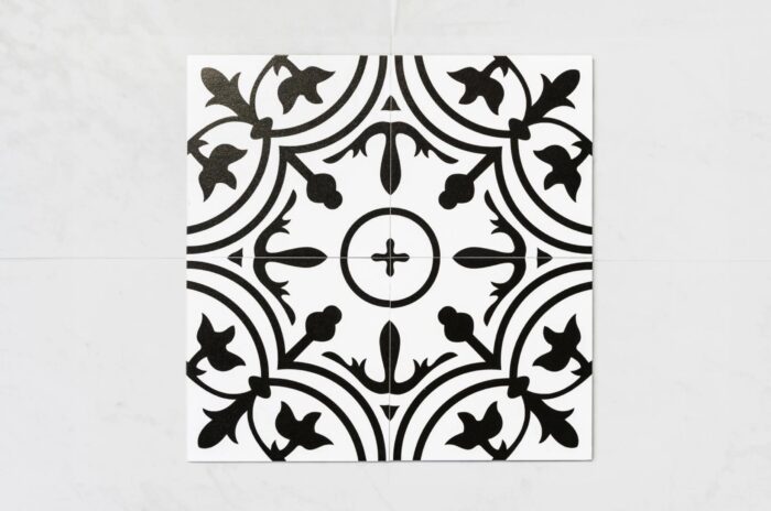 Heritage White Encaustic Look 200x200
