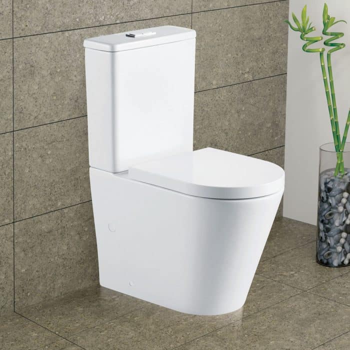 Aluca Back to Wall Toilet Suite, Tornado Flush, Rimless - Image 2