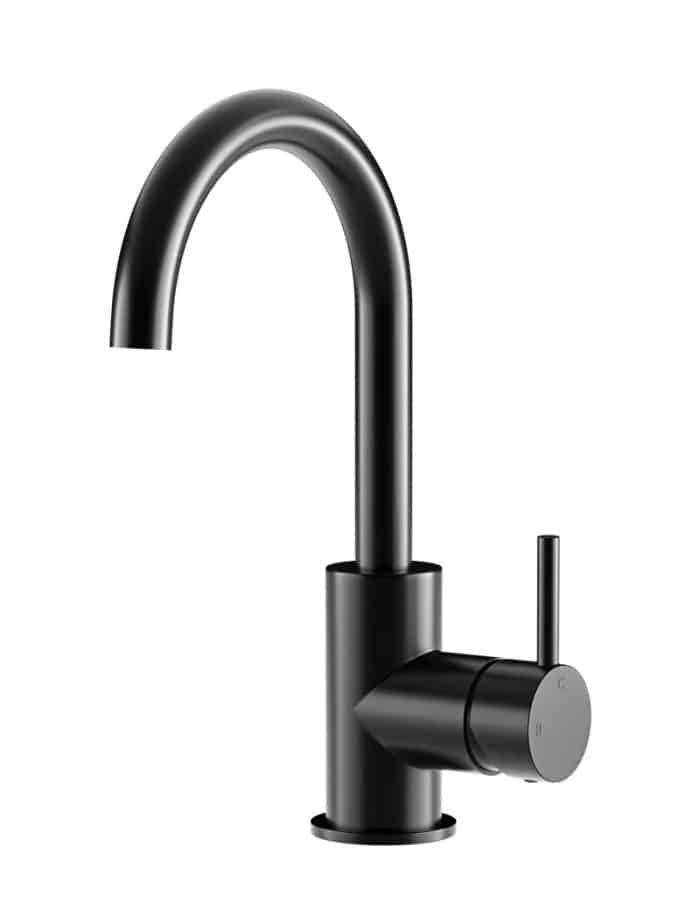 Meir Round Gooseneck Basin Mixer, 7 x Colour Options - Image 7