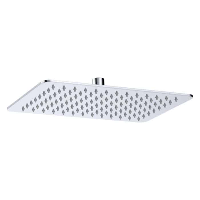 Koko Rectangular Shower Head, 5 x Colour Options.