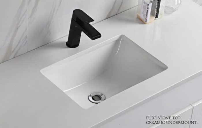 Verona Wall Hung Mark 2, Including Stone Top and Undermount Basin. - Image 3