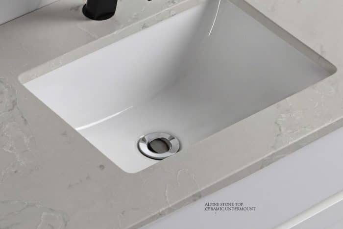 Verona Wall Hung Mark 2, Including Stone Top and Undermount Basin. - Image 5