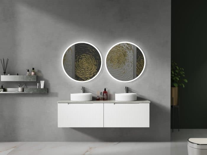 Perla Wall Hung Mark 2, Including Stone Top and Undermount Basin