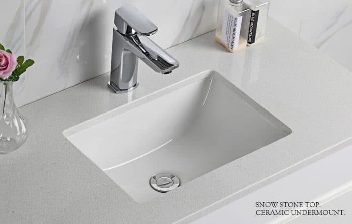 Verona Wall Hung Mark 2, Including Stone Top and Undermount Basin. - Image 4