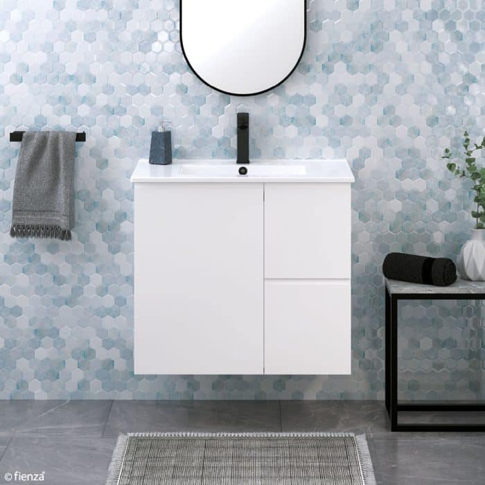 Slimline Satin White Vanity inc Ceramic Top - Image 2