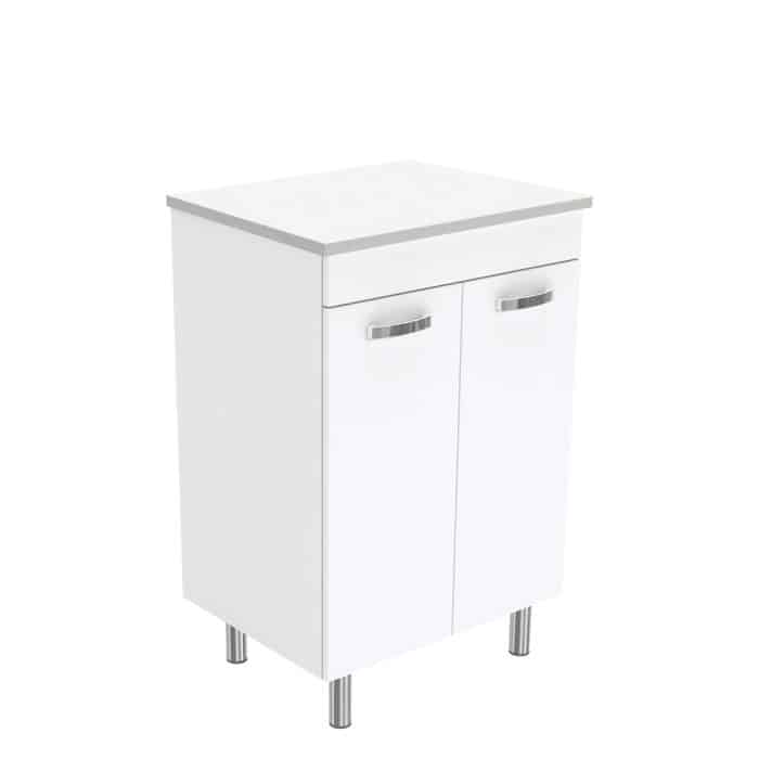 Fienza Cabinet Only, UNICAB Gloss White with Legs, 4 x Size Options - Image 2
