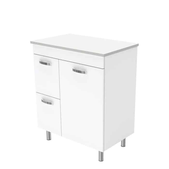 Fienza Cabinet Only, UNICAB Gloss White with Legs, 4 x Size Options - Image 5